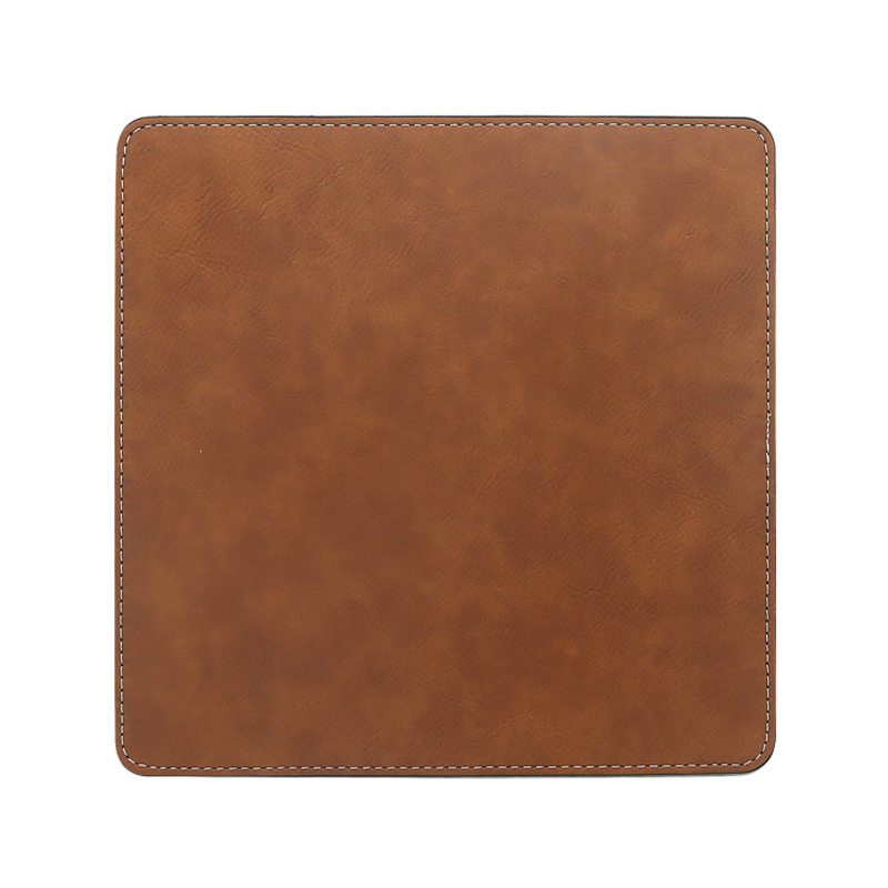 Laserable 인조 가죽 사각형 마우스 패드 20*20cm
