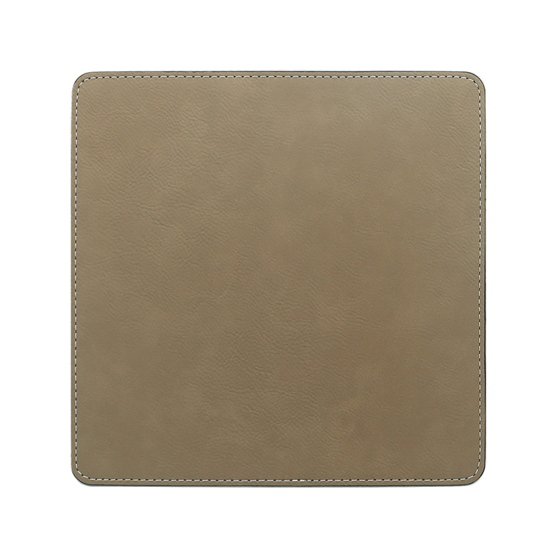 Laserable 인조 가죽 사각형 마우스 패드 20*20cm