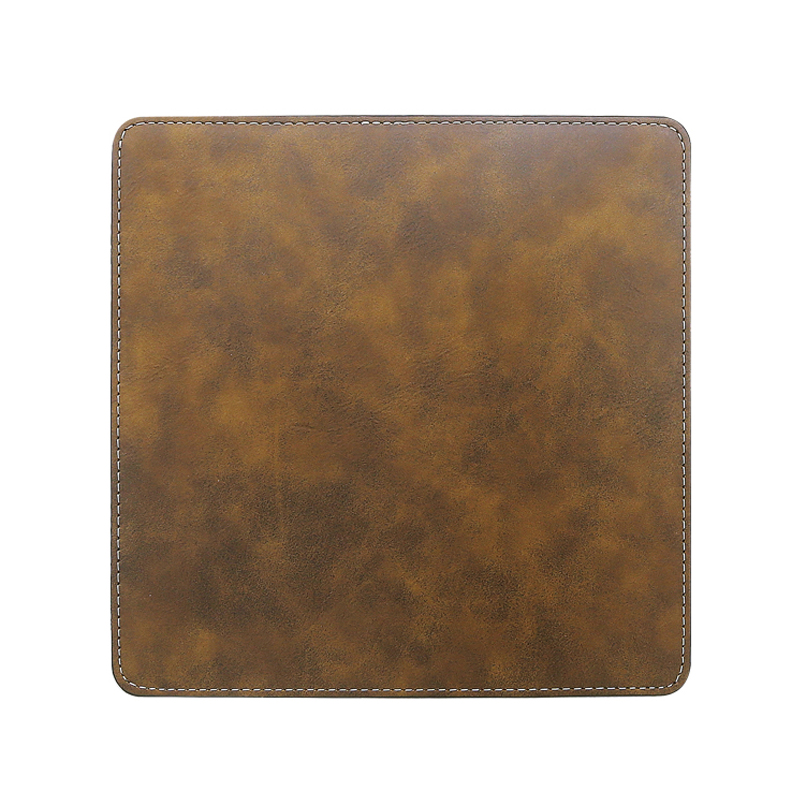 Laserable 인조 가죽 사각형 마우스 패드 20*20cm