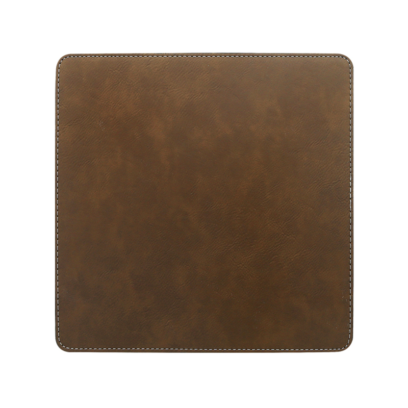 Laserable 인조 가죽 사각형 마우스 패드 20*20cm