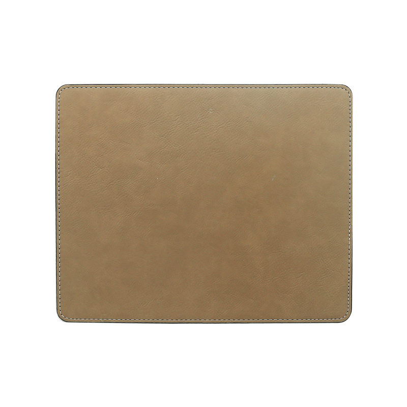 Laserable 인조 가죽 직사각형 마우스 패드 25*20cm