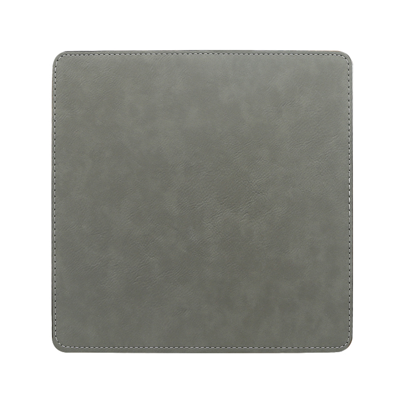 Laserable 인조 가죽 사각형 마우스 패드 20*20cm
