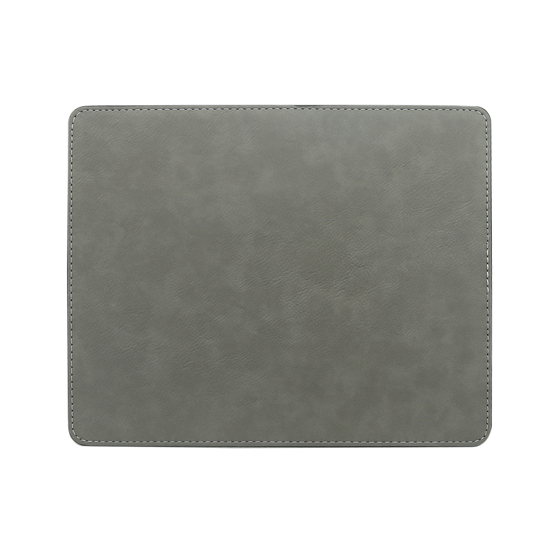 Laserable 인조 가죽 직사각형 마우스 패드 25*20cm