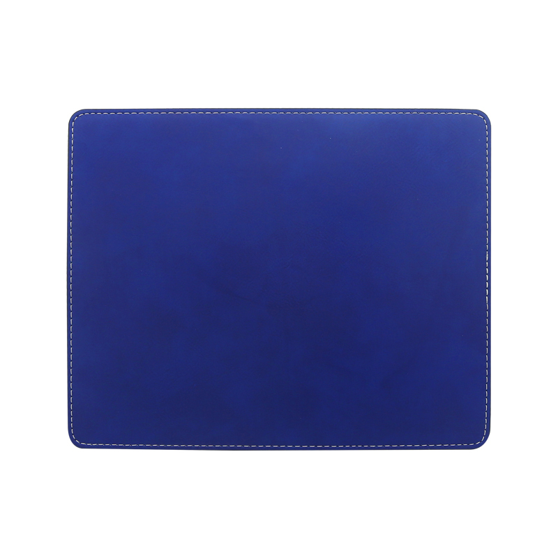Laserable 인조 가죽 직사각형 마우스 패드 25*20cm