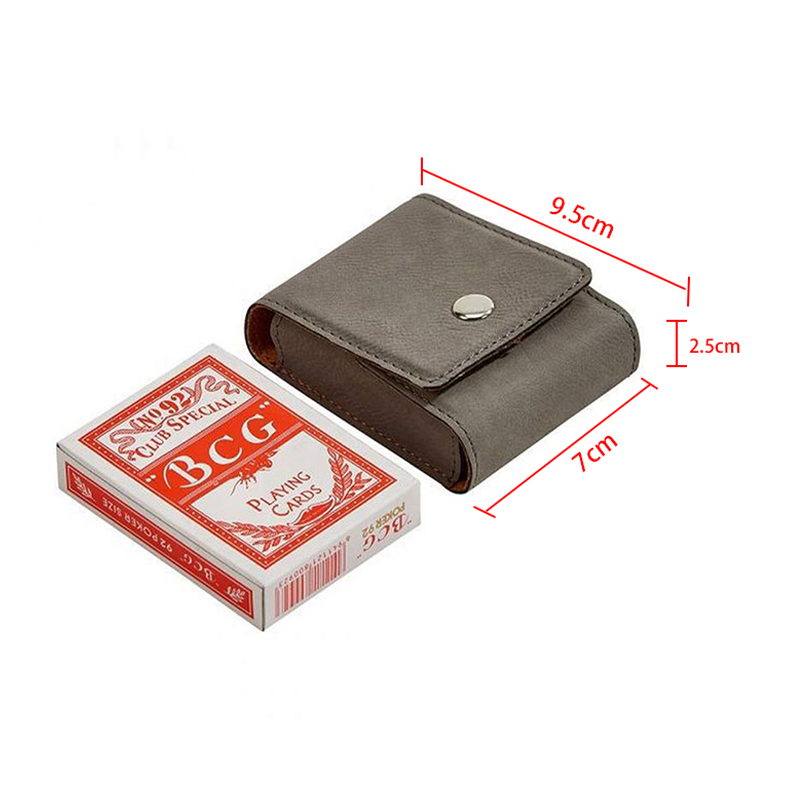 Laserable 인조 가죽 카드 놀이 상자