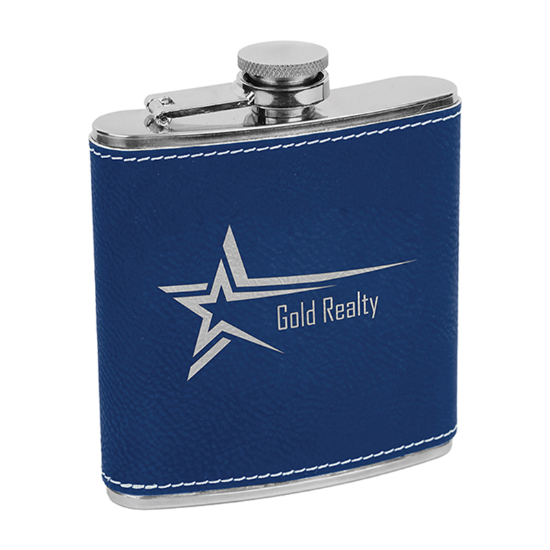레이저 가능한 인조가죽 플라스크