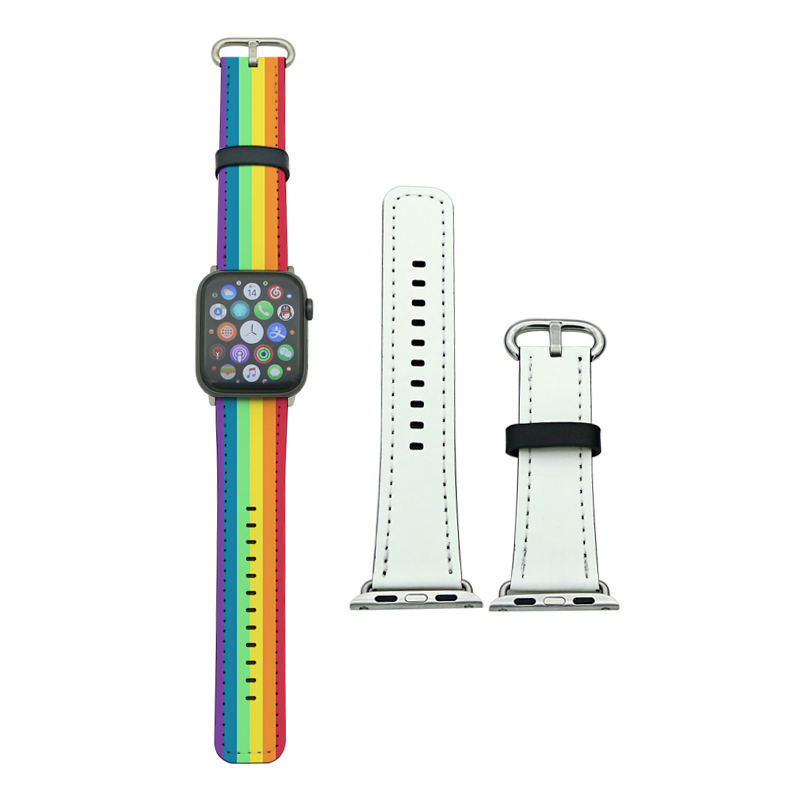 시리즈 4/5-44mm용 승화 PU 가죽 Apple iWatch 밴드