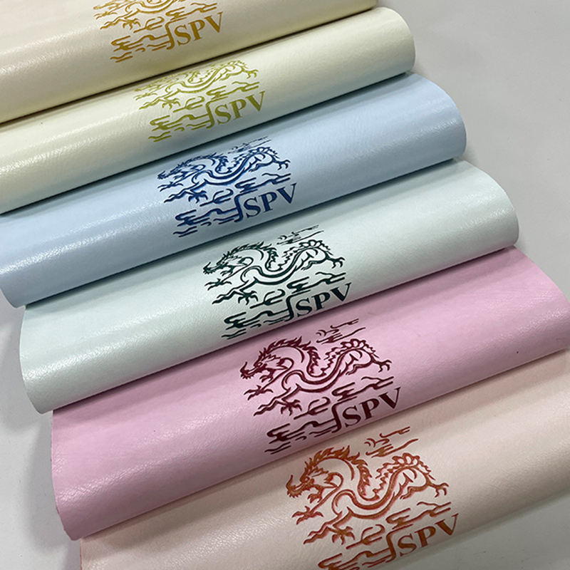 접착제가 있는/접착제가 없는 광택 인조 가죽 시트
